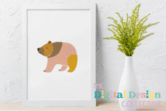 Adorable Boho Bear Clipart Bundle - CraftNest - Digital Crafting and Art