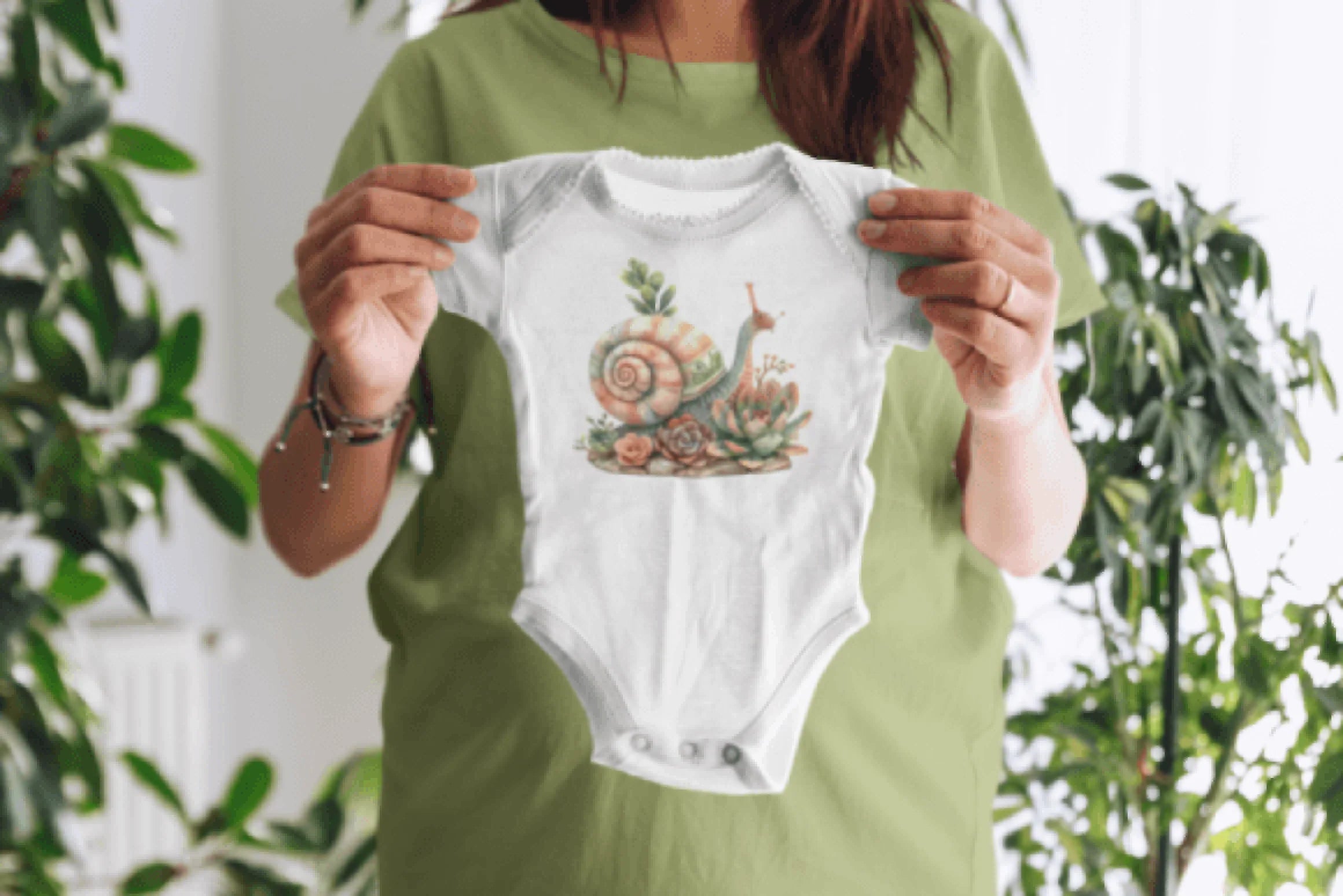 Adorable Fairy Snail Clipart Bundle - CraftNest - Digital Crafting and Art