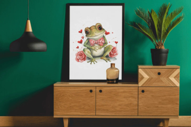 Adorable Frog Valentines Clipart Bundle - CraftNest - Digital Crafting and Art