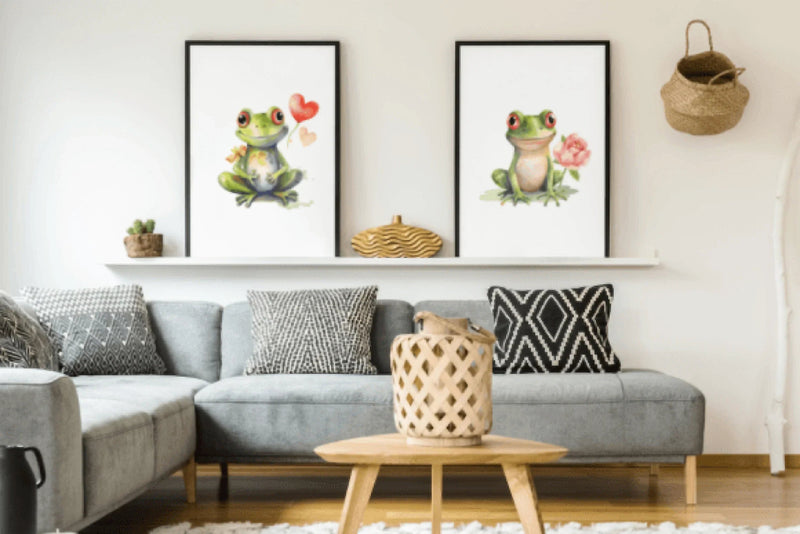 Adorable Frog Valentines Clipart Bundle - CraftNest - Digital Crafting and Art