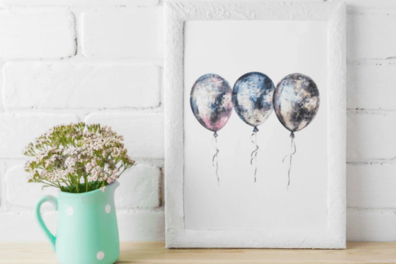 Disco Balloons Clipart Bundle - CraftNest - Digital Crafting and Art