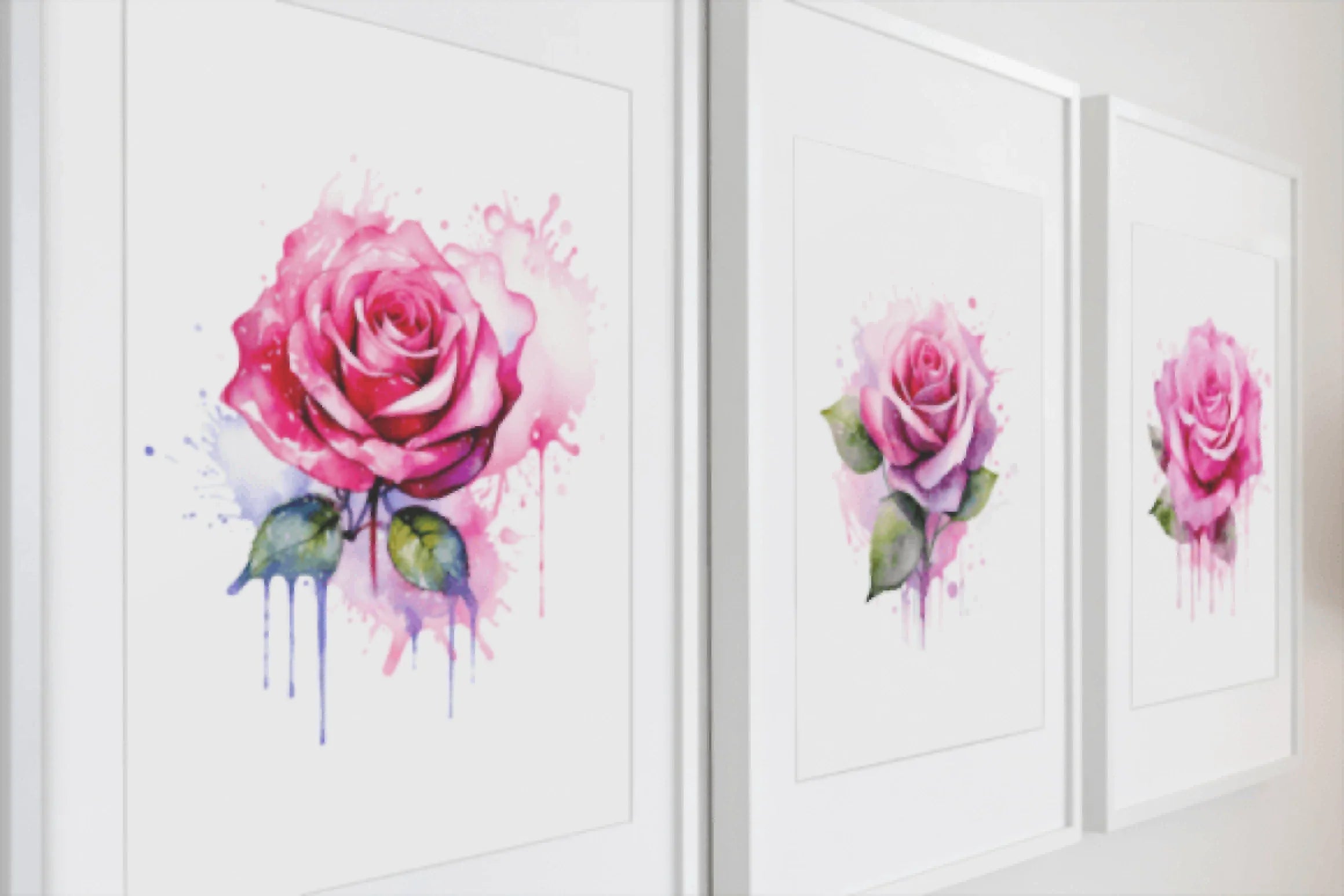 Drippy Roses Valentine's Day Art Clipart Bundle - CraftNest - Digital Crafting and Art