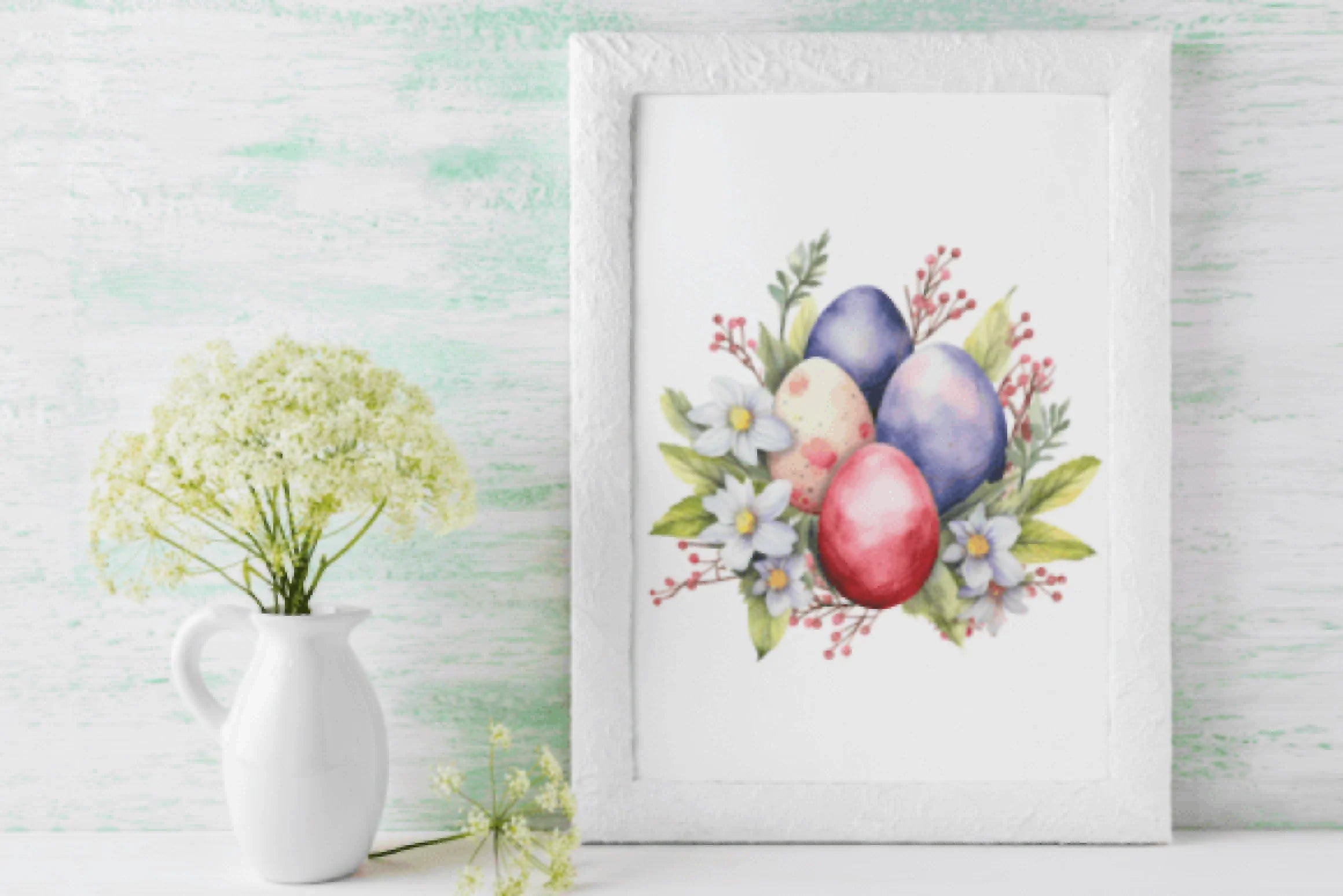 Colorful Easter Eggs Clipart Bundle - CraftNest - Digital Crafting and Art