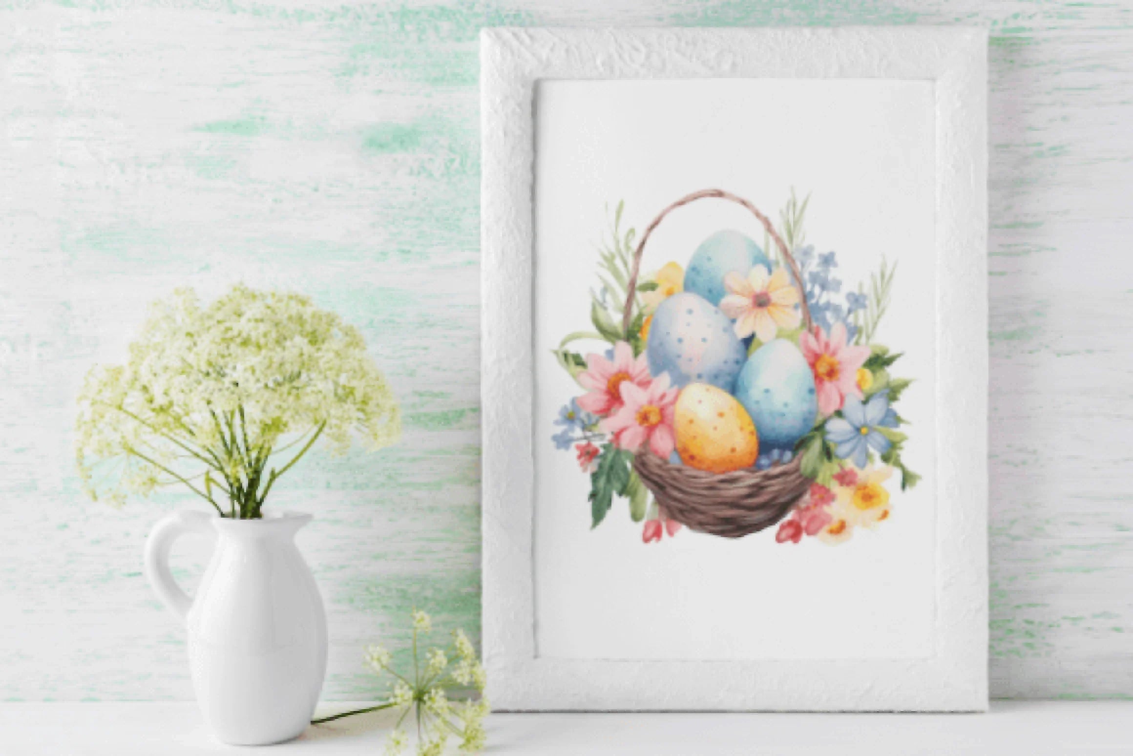 Colorful Easter Eggs Clipart Bundle - CraftNest - Digital Crafting and Art