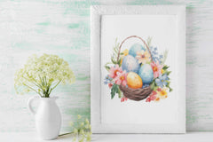 Colorful Easter Eggs Clipart Bundle - CraftNest - Digital Crafting and Art