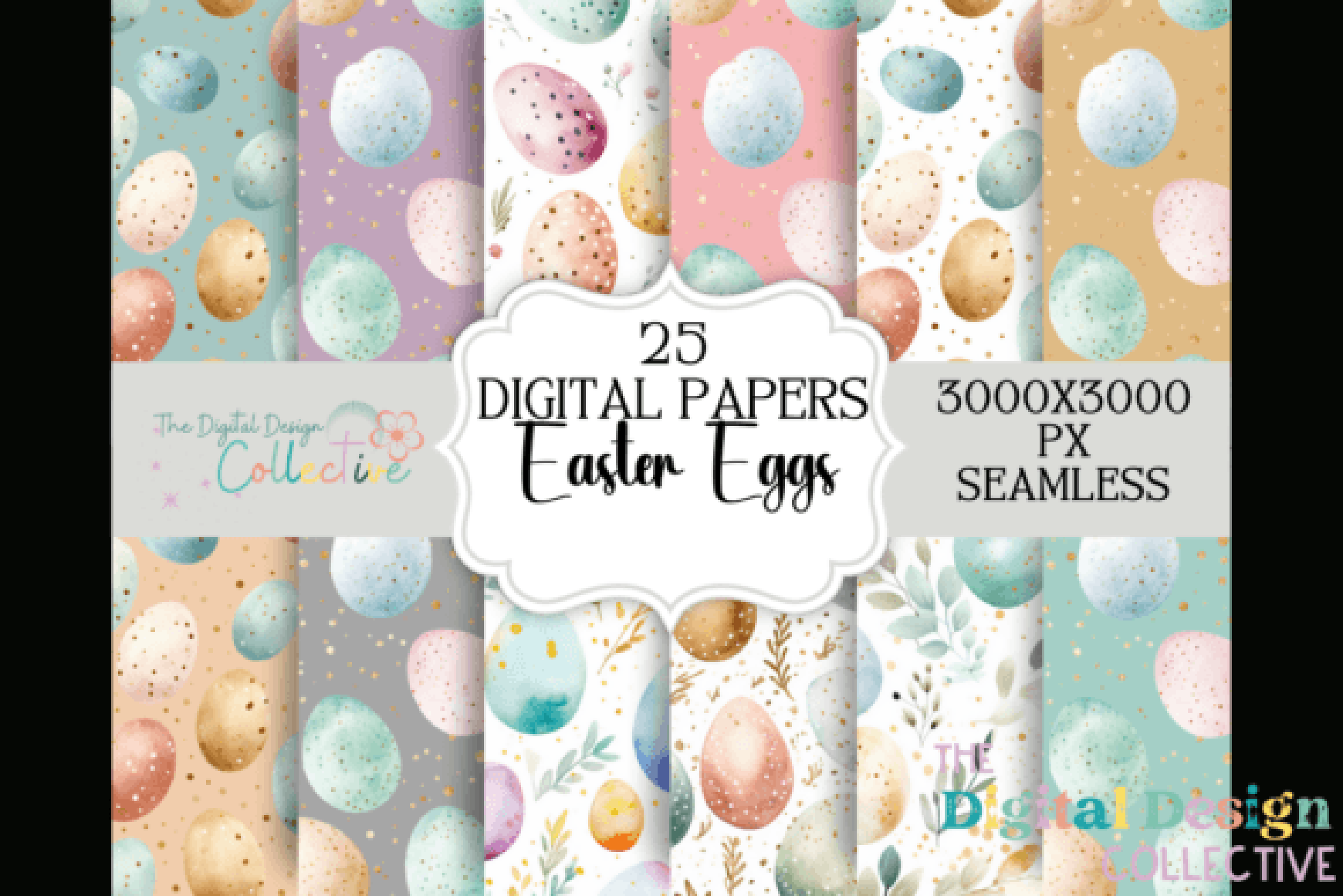 Easter Egg Design Digital Paper