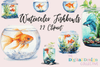 Fish Bowl Clipart Bundle