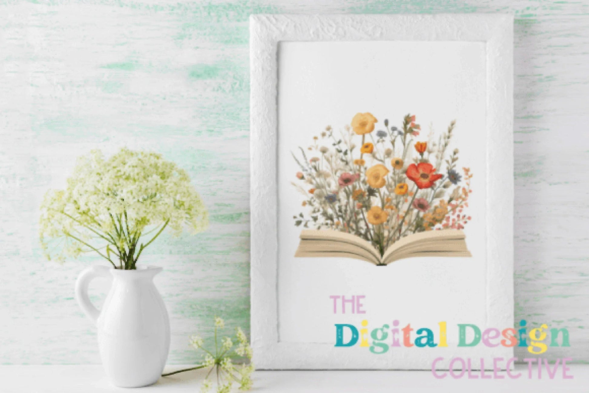 Floral Books Clipart Bundle - CraftNest - Digital Crafting and Art