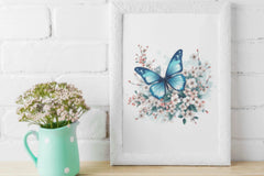 Floral Butterfly Clipart Bundle - CraftNest - Digital Crafting and Art