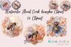 Floral Honeybee Comb Clipart Bundle
