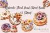 Floral Donut Clipart Bundle