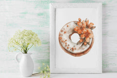 Floral Donut Clipart Bundle - CraftNest - Digital Crafting and Art