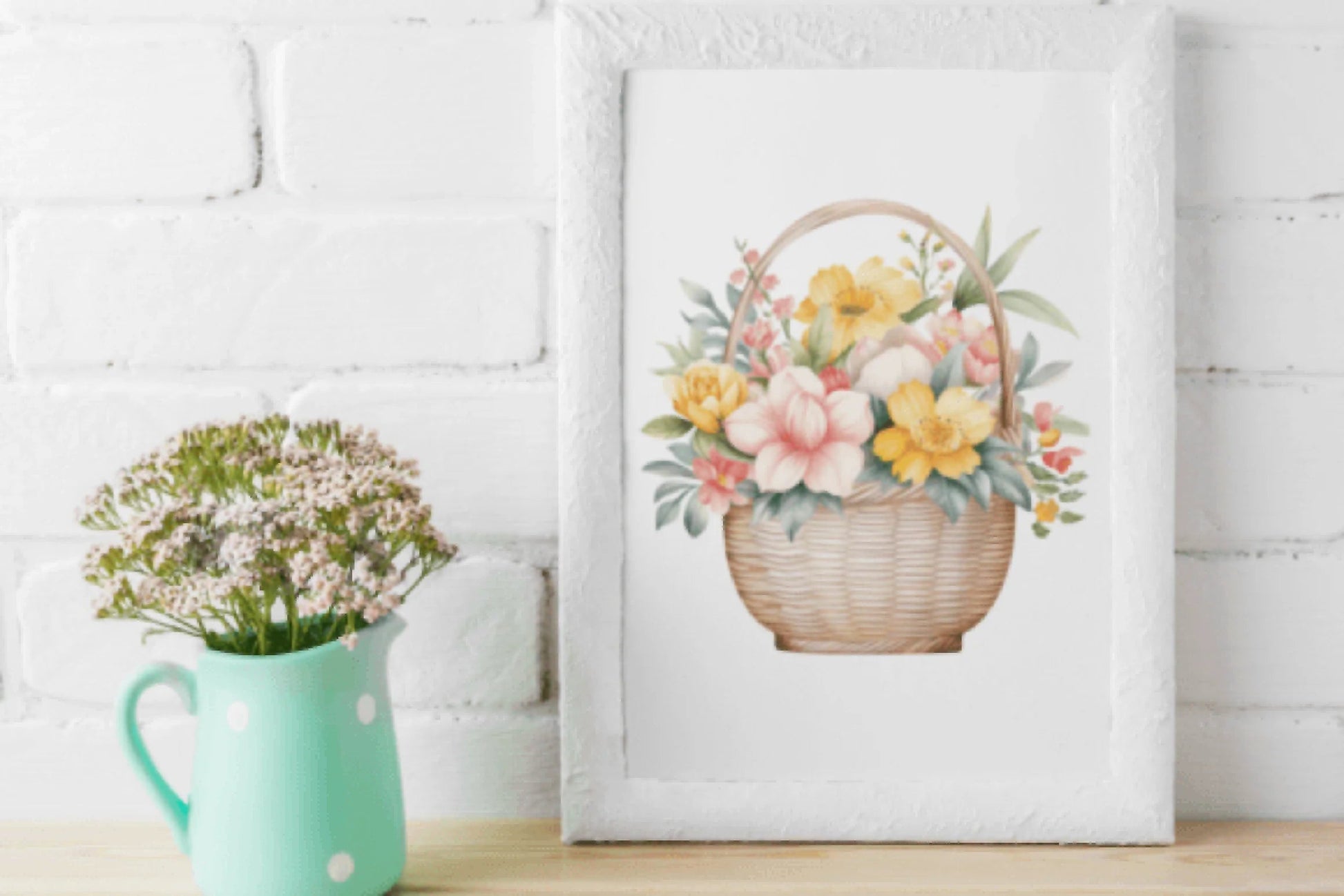 Floral Easter Baskets Clipart Bundle - CraftNest - Digital Crafting and Art