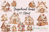 Gingerbread Houses Clipart Bundle