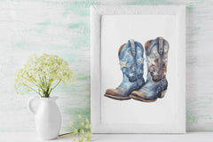 Glam Cowgirl Boots Clipart Bundle - CraftNest - Digital Crafting and Art