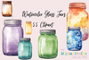 Glass Jars Clipart Bundle