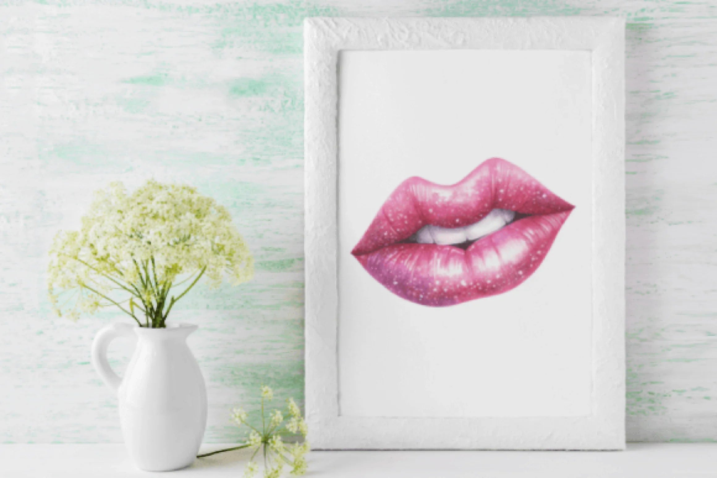 Glitter Lips Clipart Bundle - CraftNest - Digital Crafting and Art