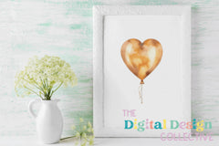 Golden Birthday Balloons Clipart Bundle - CraftNest - Digital Crafting and Art