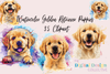Golden Retriever Clipart Puppies Collection Bundle
