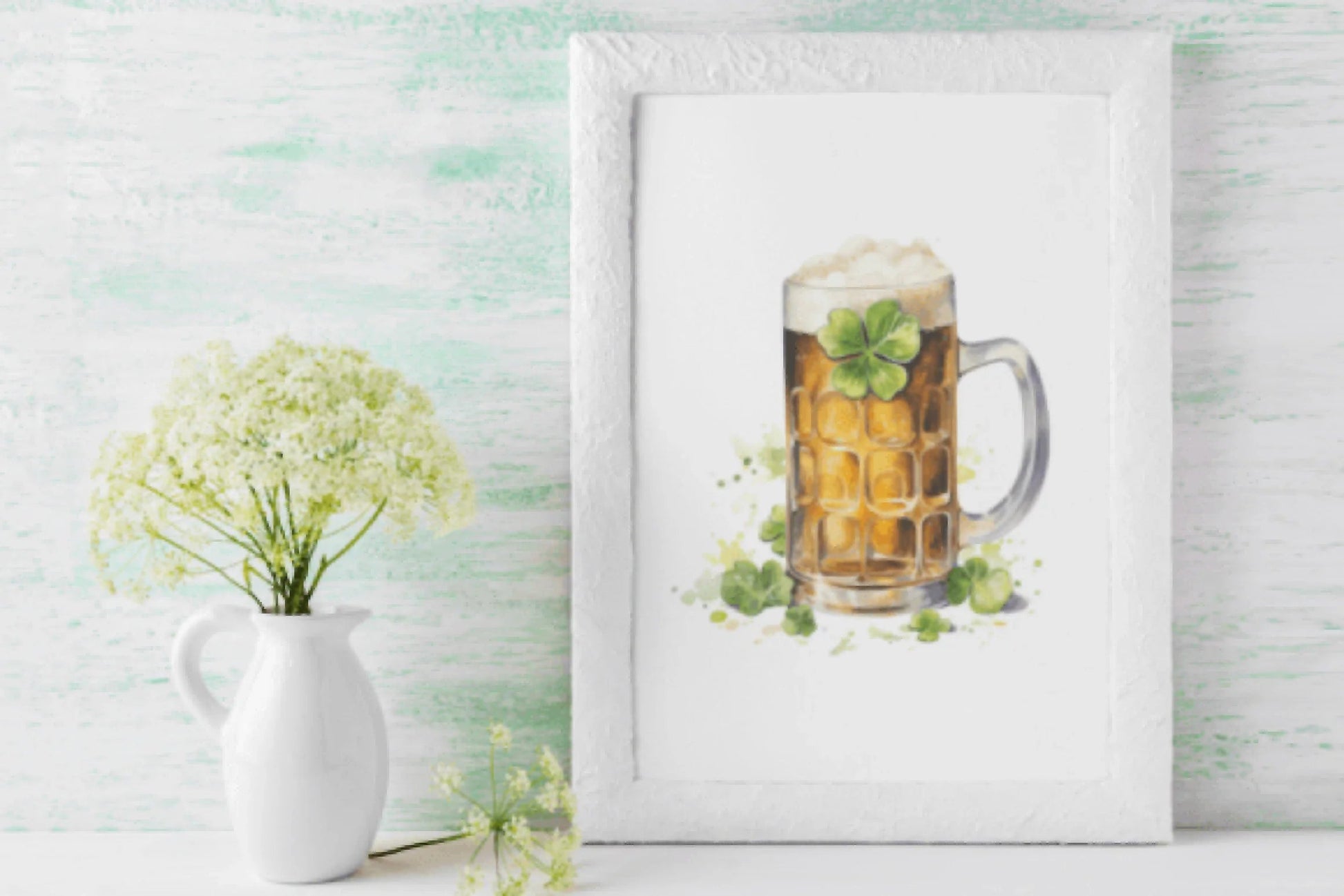 St. Patrick's Day Green Beer Clipart Bundle - CraftNest - Digital Crafting and Art