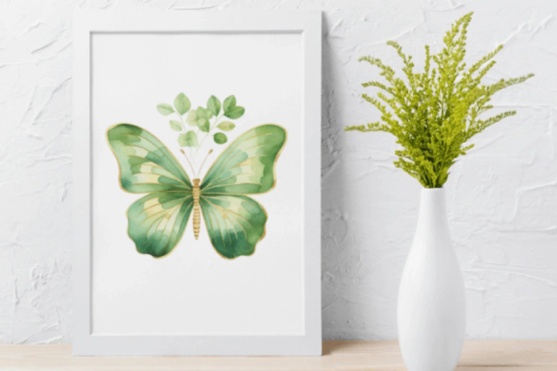 Green Butterflies Clipart Bundle - CraftNest - Digital Crafting and Art