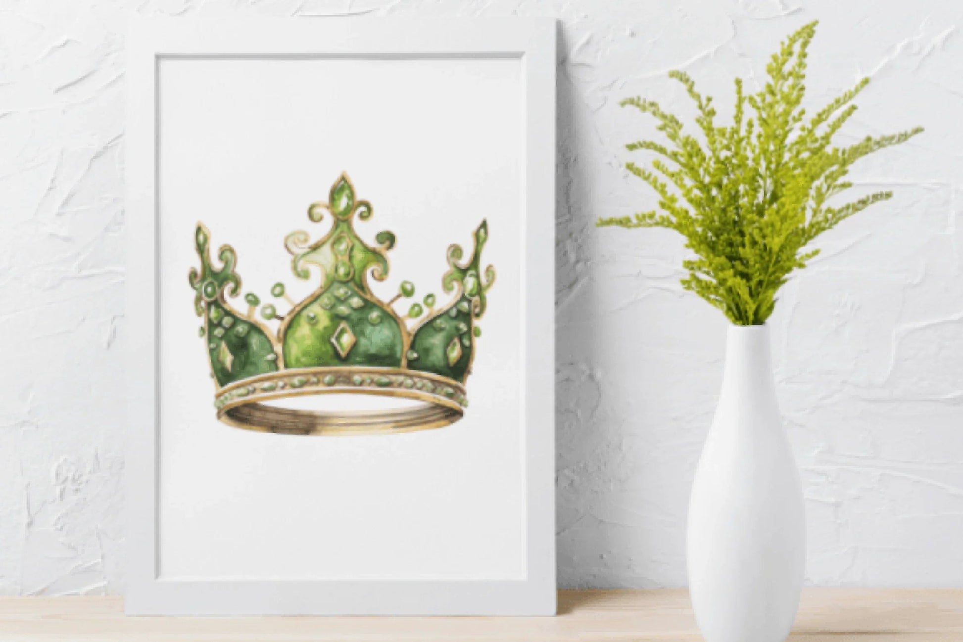 Green Crown Clipart Bundle - CraftNest - Digital Crafting and Art
