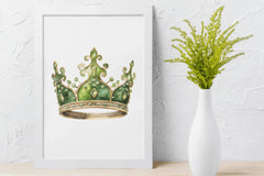 Green Crown Clipart Bundle - CraftNest - Digital Crafting and Art