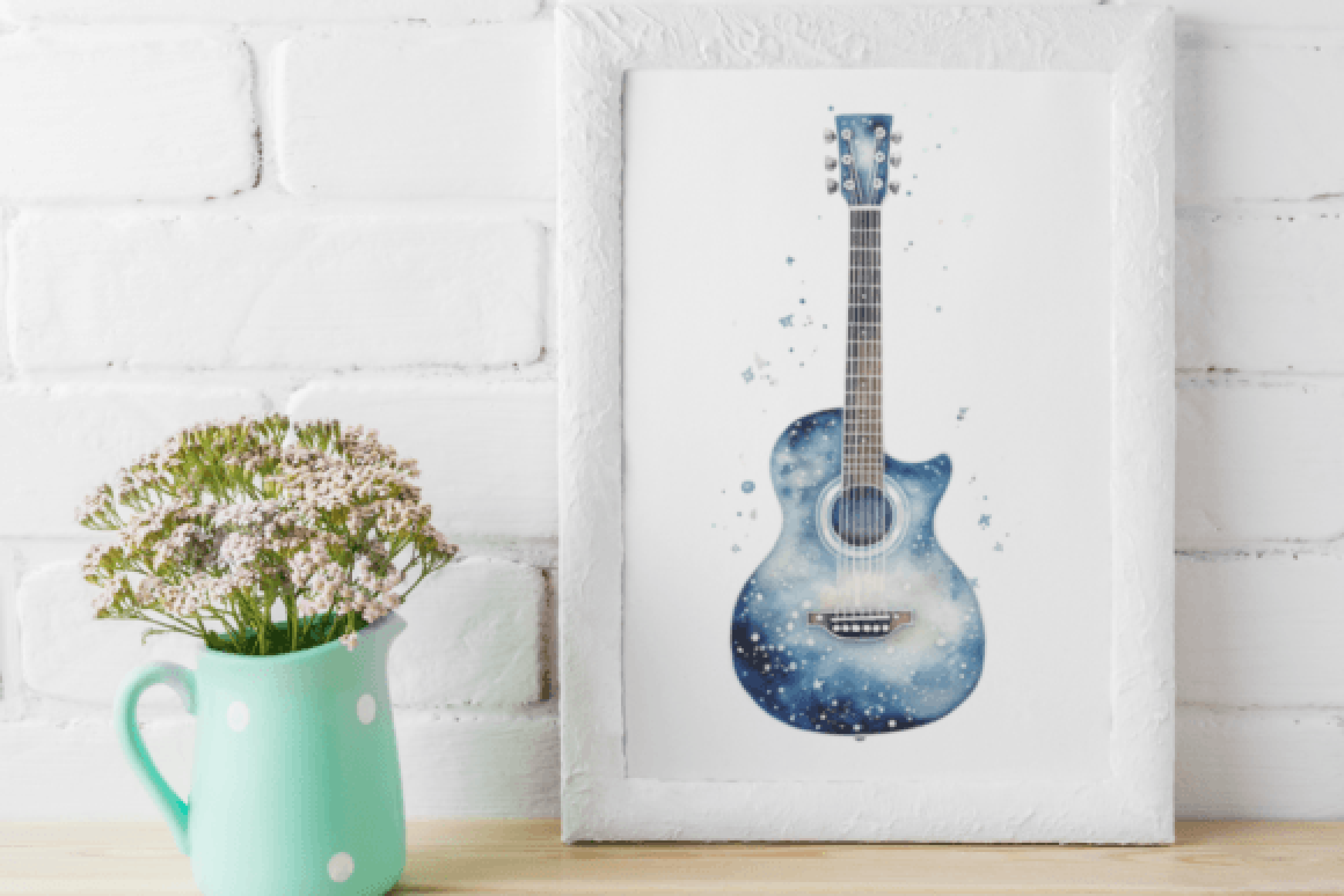 Vibrant Guitar Art Bundle