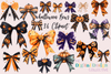 Halloween Coquette Bow Clipart Bundle