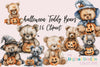 Halloween Teddy Bears Clipart Bundle