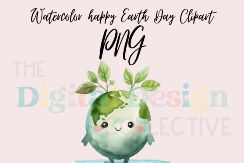 Happy Earth Clipart Bundle - CraftNest - Digital Crafting and Art
