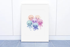 Vibrant Jellyfish Clipart Bundle - CraftNest - Digital Crafting and Art
