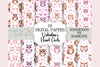 Charming Hearts Owl Digital Paper