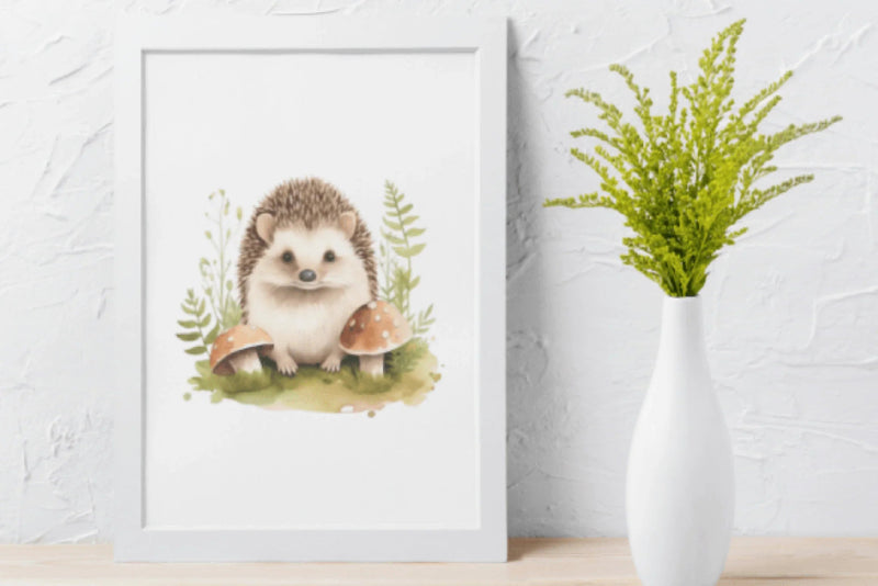 Adorable Hedgehog Clipart Bundle - CraftNest - Digital Crafting and Art