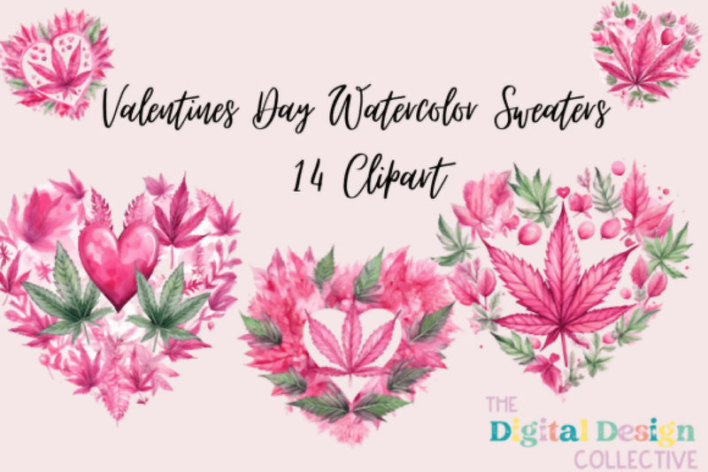 Hemp Valentine's Day Art Design Bundle - CraftNest - Digital Crafting and Art
