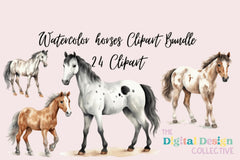 Horses Clipart Bundle - CraftNest - Digital Crafting and Art