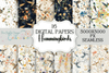 Vibrant Hummingbird Digital Patterns Collection