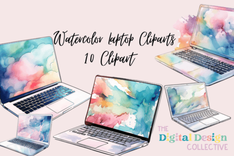 Laptop Clipart Bundle - CraftNest - Digital Crafting and Art