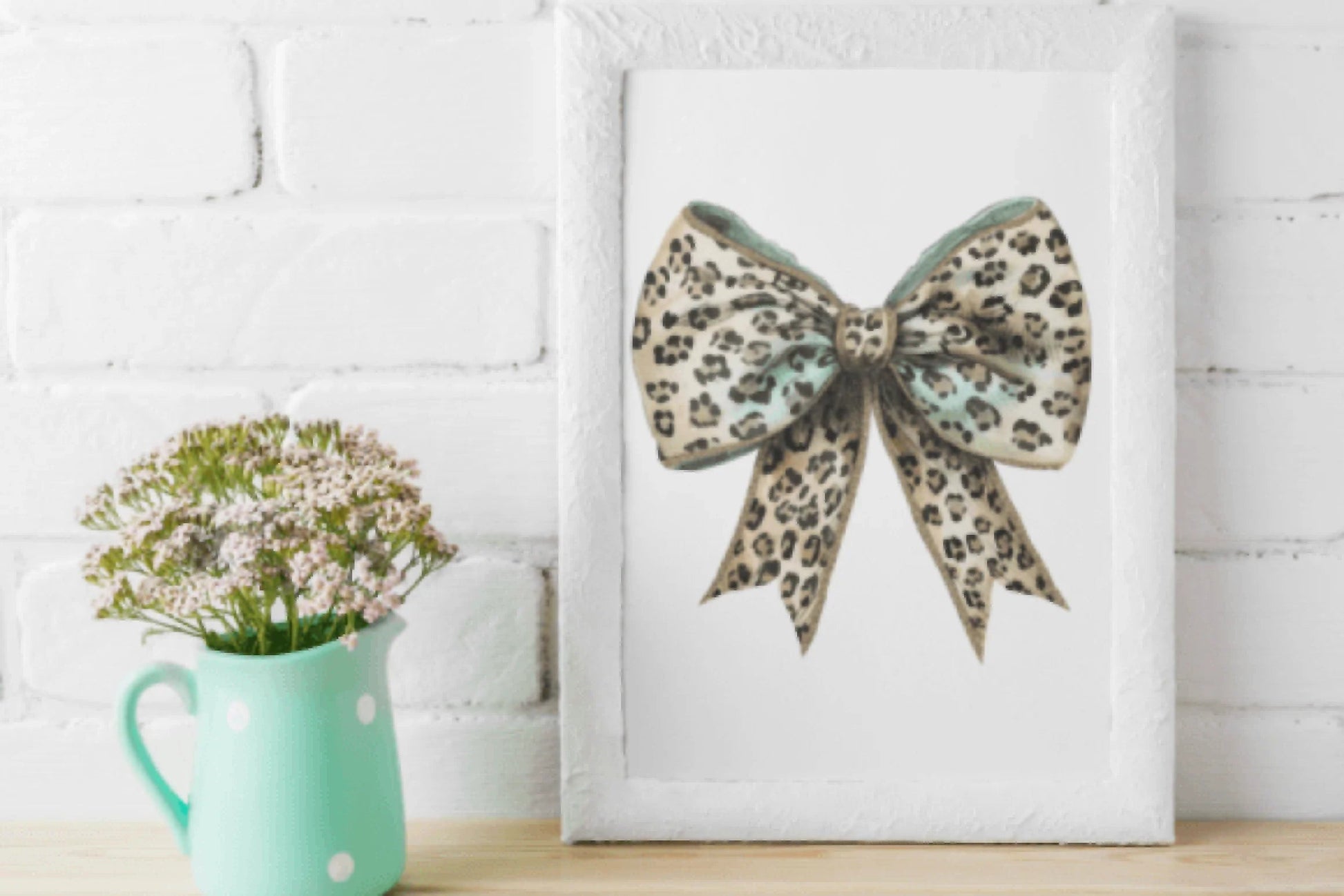 Leopard Glitter Bows Clipart Bundle - CraftNest - Digital Crafting and Art