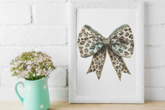 Leopard Glitter Bows Clipart Bundle - CraftNest - Digital Crafting and Art
