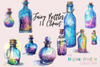 Enchanting Magic Potion Bottles Clipart Bundle