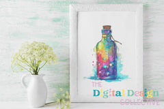 Enchanting Magic Potion Bottles Clipart Bundle - CraftNest - Digital Crafting and Art