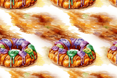 Mardi Gras King Cake Clipart Bundle - CraftNest - Digital Crafting and Art