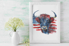 Patriotic Cows Clipart Bundle - CraftNest - Digital Crafting and Art