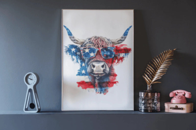 Patriotic Cows Clipart Bundle - CraftNest - Digital Crafting and Art
