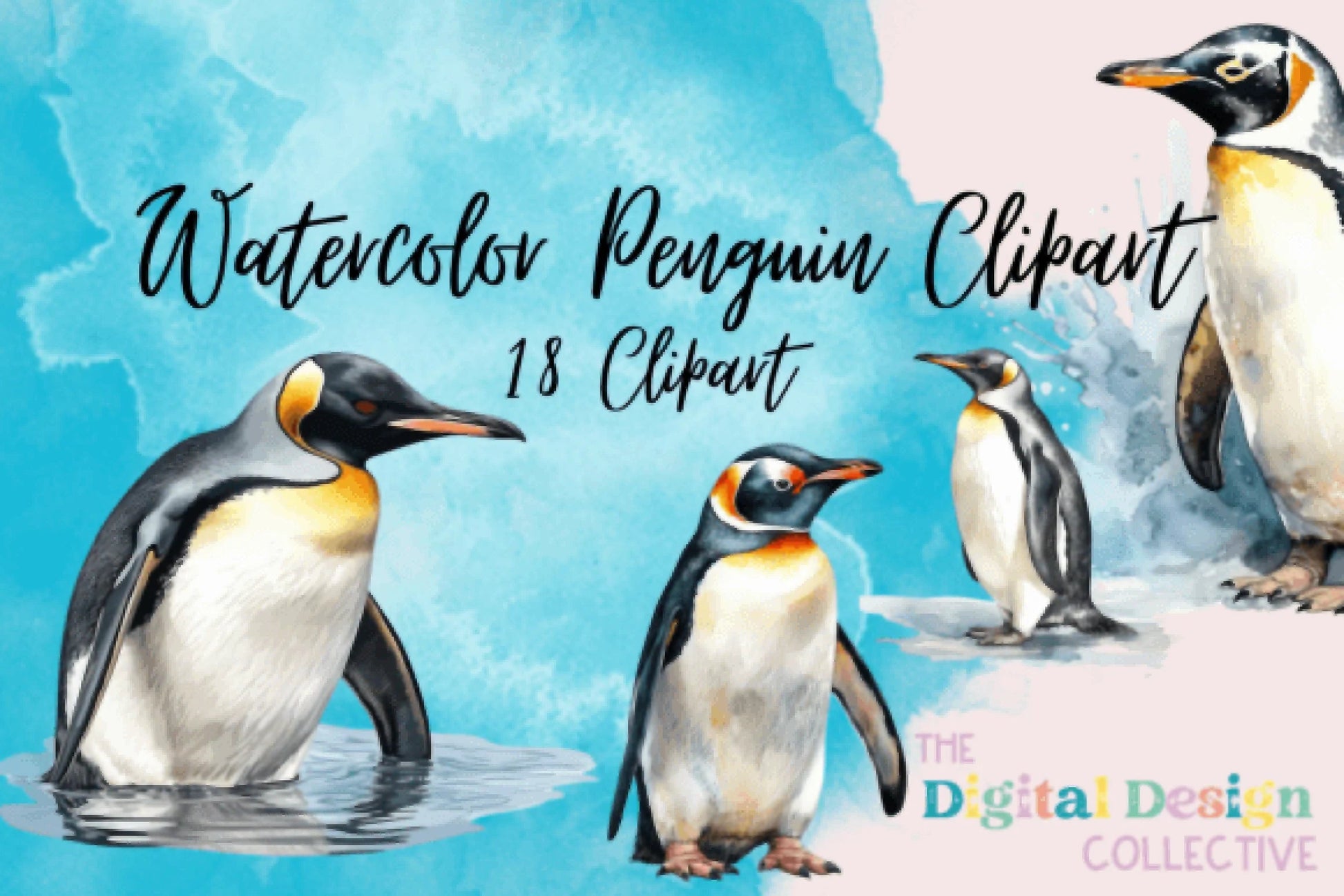 Adorable Penguin Clipart Bundle - CraftNest - Digital Crafting and Art