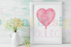 Pink Birthday Balloons Celebration Decor Clipart Bundle - CraftNest - Digital Crafting and Art