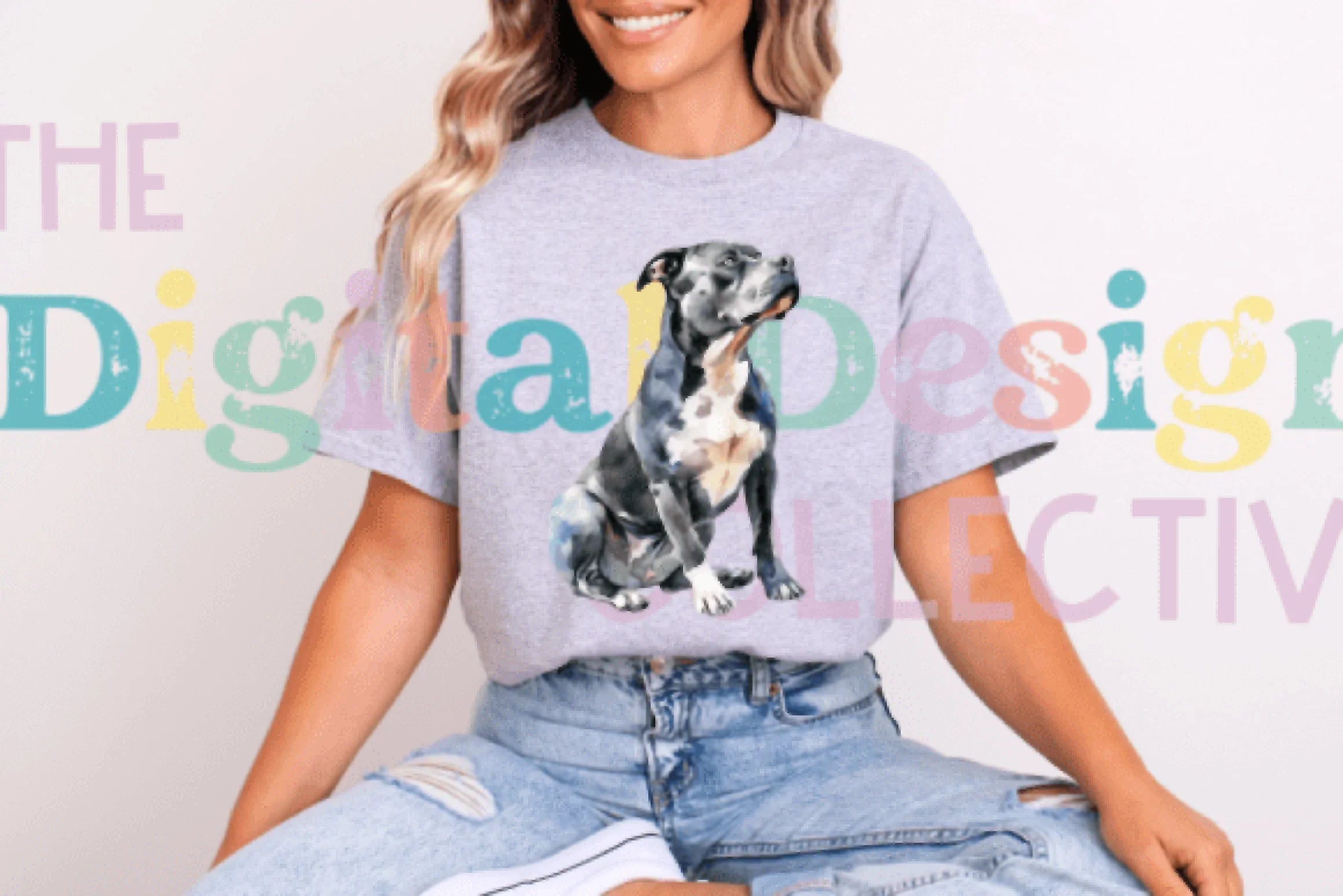 Unique Artistic Pitbull T-Shirt Design Bundle - CraftNest - Digital Crafting and Art