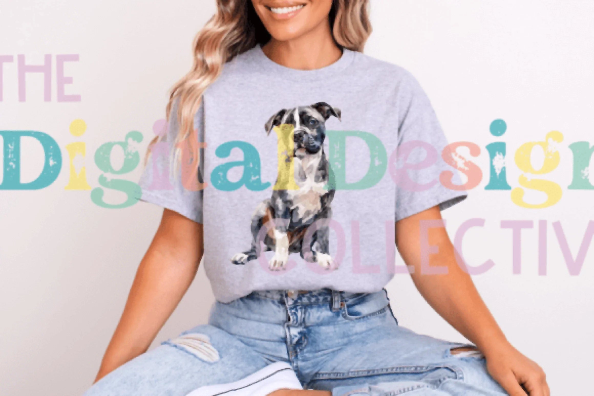 Unique Artistic Pitbull T-Shirt Design Bundle - CraftNest - Digital Crafting and Art