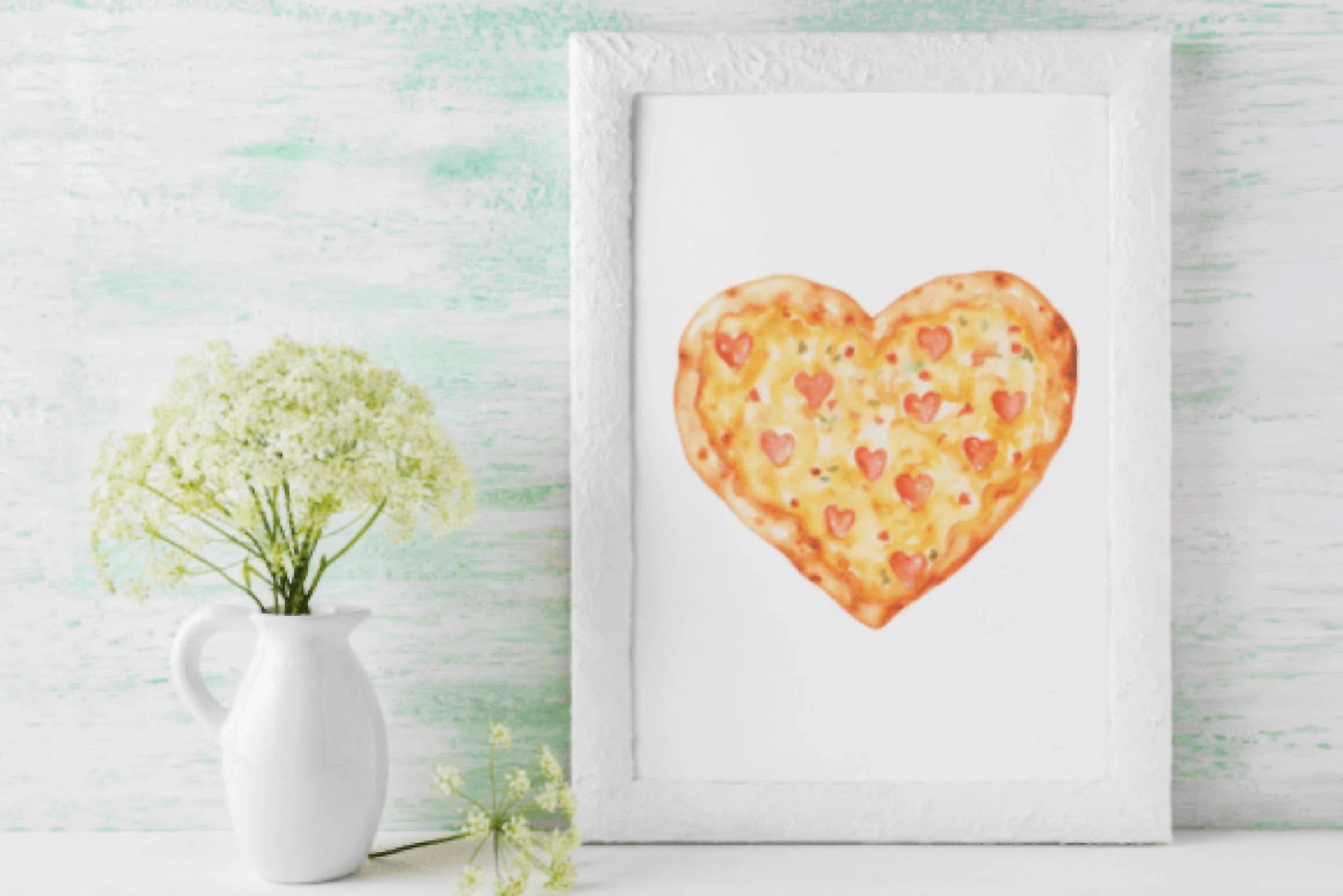Valentine's Day Pizza Hearts Clipart Bundle - CraftNest - Digital Crafting and Art